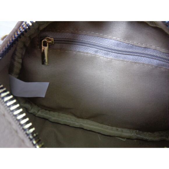 Beverly Hills Polo Club BHPC Taupe Vegan Leather Crossbody Purse - Picture 5 of 10